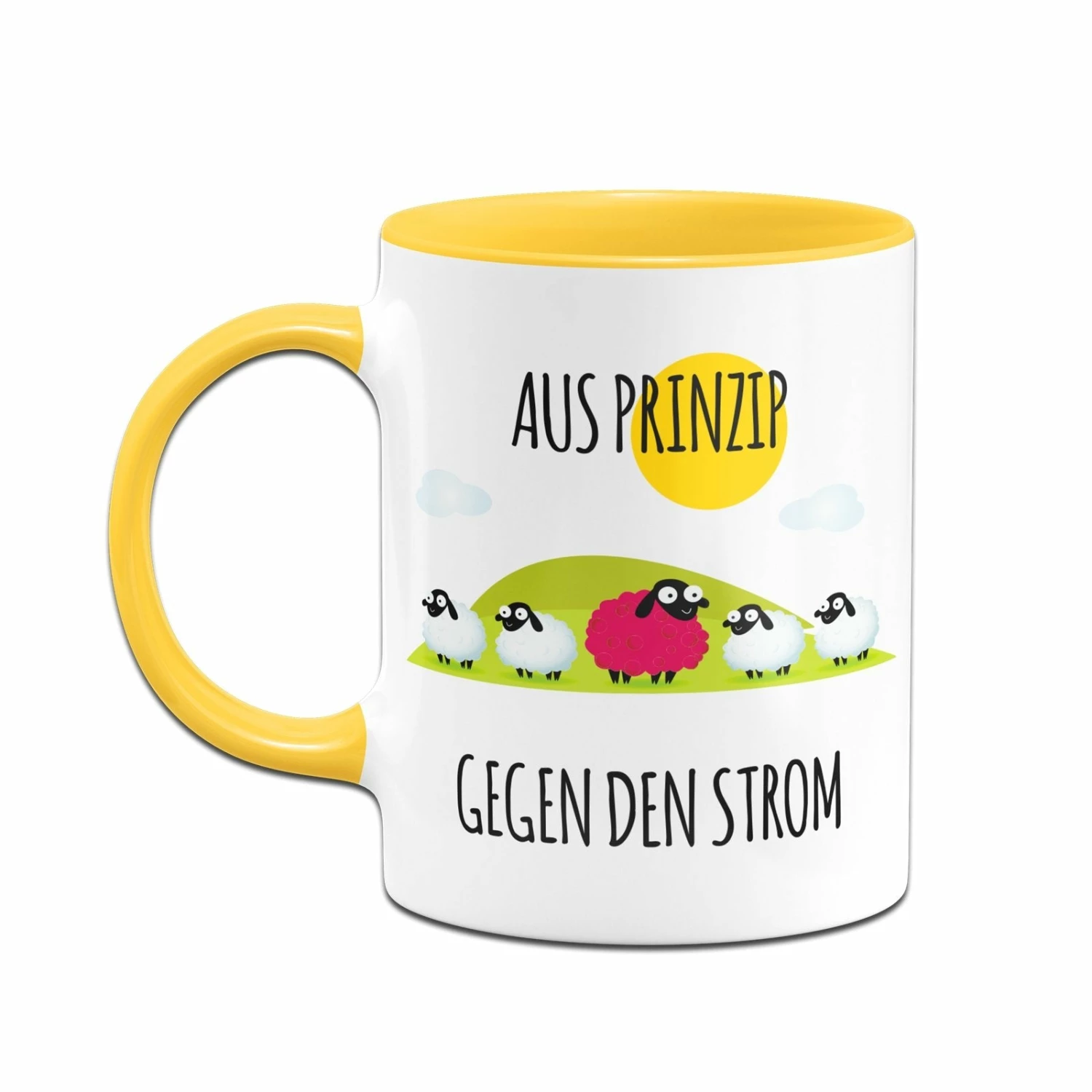 Tasse - Aus Prinzip Gegen Den Strom 4 Tasse - Aus Prinzip Gegen Den Strom – Bild 4