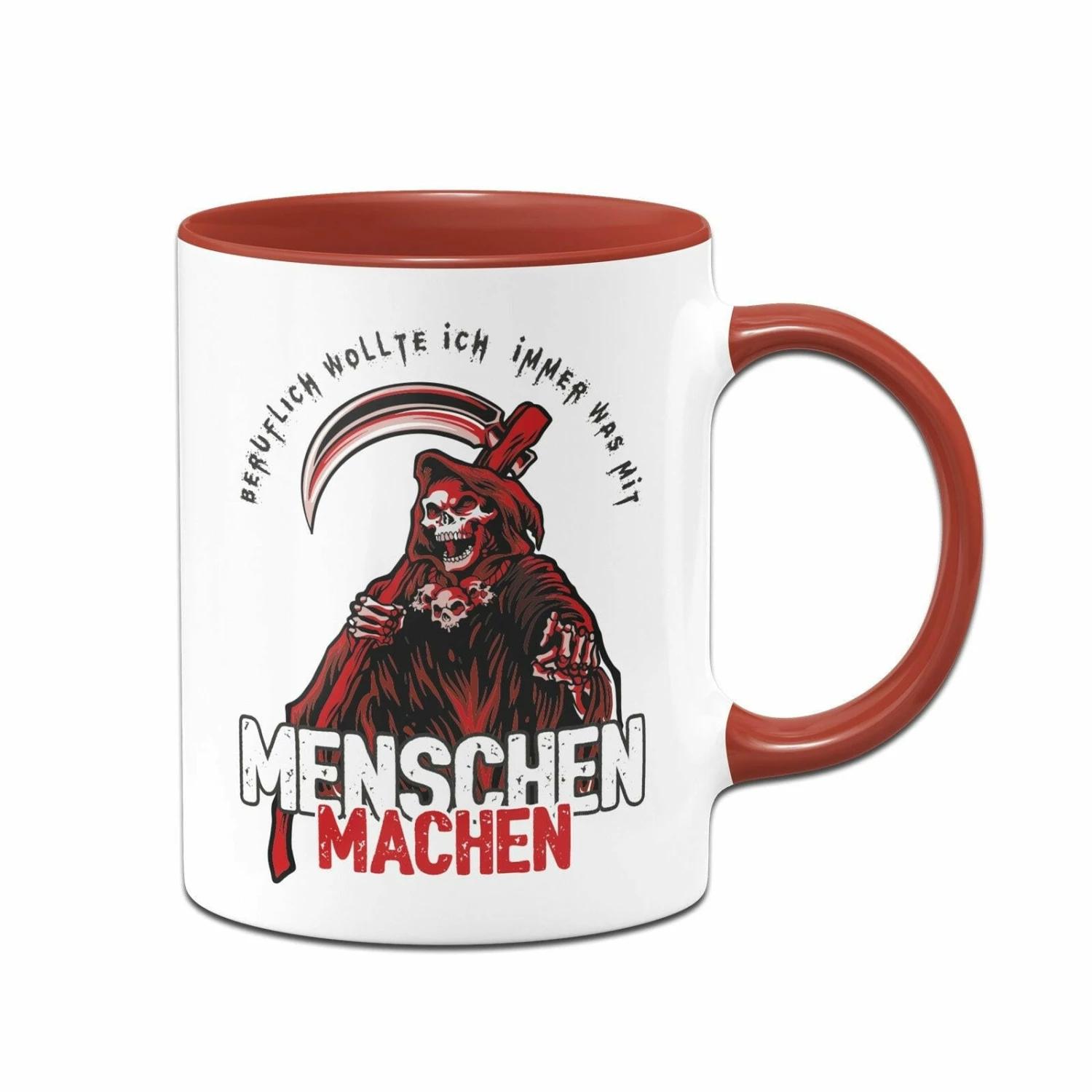 Tasse - Beruflich Wollte Ich Immer Was Mit Menschen Machen - Red Edition 1 Tasse - Beruflich Wollte Ich Immer Was Mit Menschen Machen - Red Edition
