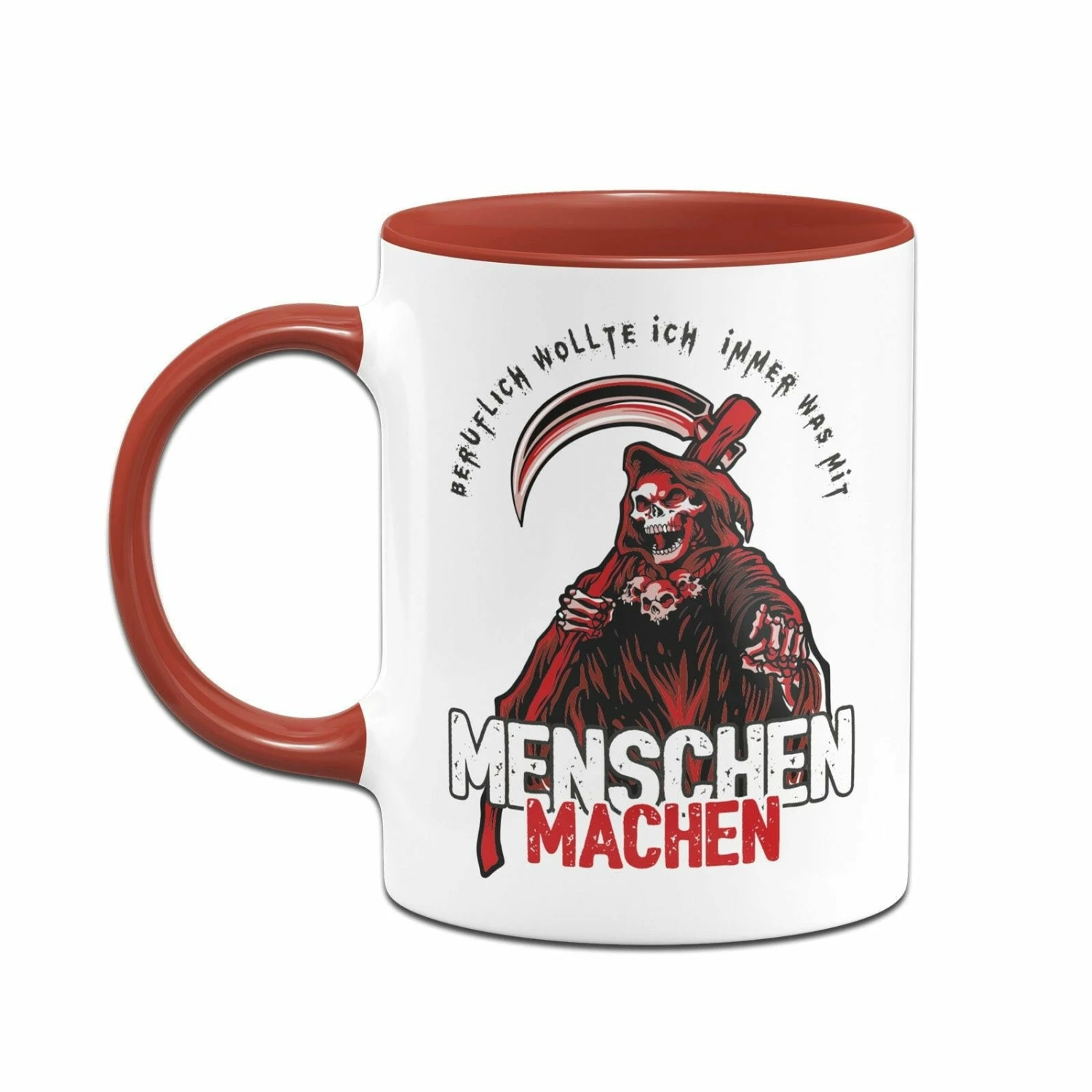 Tasse - Beruflich Wollte Ich Immer Was Mit Menschen Machen - Red Edition 2 Tasse - Beruflich Wollte Ich Immer Was Mit Menschen Machen - Red Edition – Bild 2
