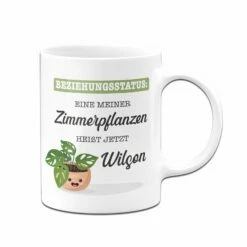 Tasse - Beziehungsstatus: Eine Meiner Zimmerpflanzen Heißt Jetzt Wilson. 8 Tasse - Beziehungsstatus: Eine Meiner Zimmerpflanzen Heißt Jetzt Wilson. -Becher Geschäft bild tasse beziehungsstatus eine meiner zimmerpflanzen heisst jetzt wilson 472732