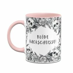 Tasse - Blöde Kackscheisse! - Skull Statement 12 Tasse - Blöde Kackscheisse! - Skull Statement -Becher Geschäft bild tasse blode kackscheisse skull statement 294663