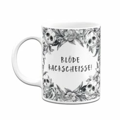 Tasse - Blöde Kackscheisse! - Skull Statement 10 Tasse - Blöde Kackscheisse! - Skull Statement -Becher Geschäft bild tasse blode kackscheisse skull statement 998831