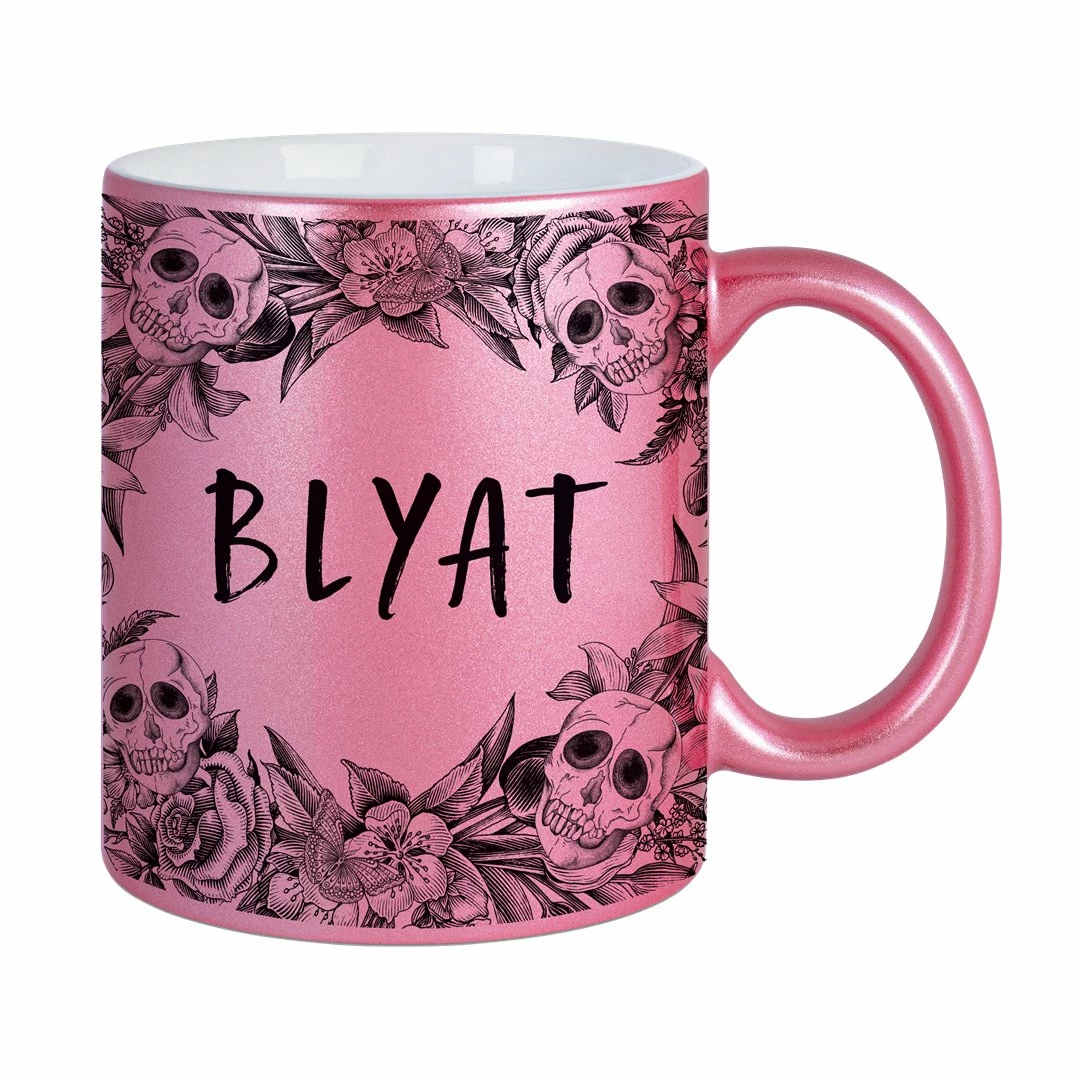 Tasse - Blyat - Skull Statement Metallic-Edition 1 Tasse - Blyat - Skull Statement Metallic-Edition