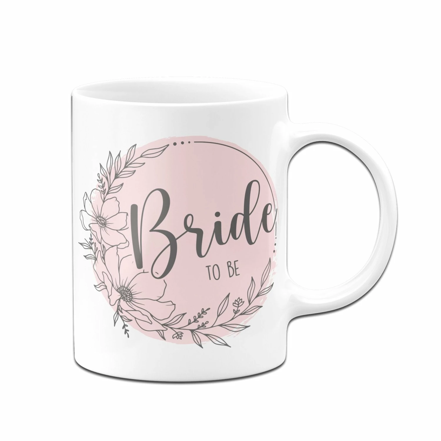 Tasse - Bride To Be - Blumenkranz 3 Tasse - Bride To Be - Blumenkranz – Bild 3