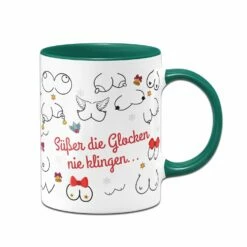 Weihnachtstasse - Busen Süßer Die Glocken Nie Klingen (Rundumdruck) -Becher Geschäft bild tasse busen glocken klingen.1 688548