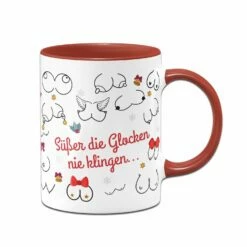 Weihnachtstasse - Busen Süßer Die Glocken Nie Klingen (Rundumdruck) -Becher Geschäft bild tasse busen glocken klingen.2 367406
