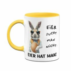 Tasse - Eier Sucht Man Nicht. Eier Hat Man! (Hase) -Becher Geschäft bild tasse eier sucht man nicht eier hat man hase 876689