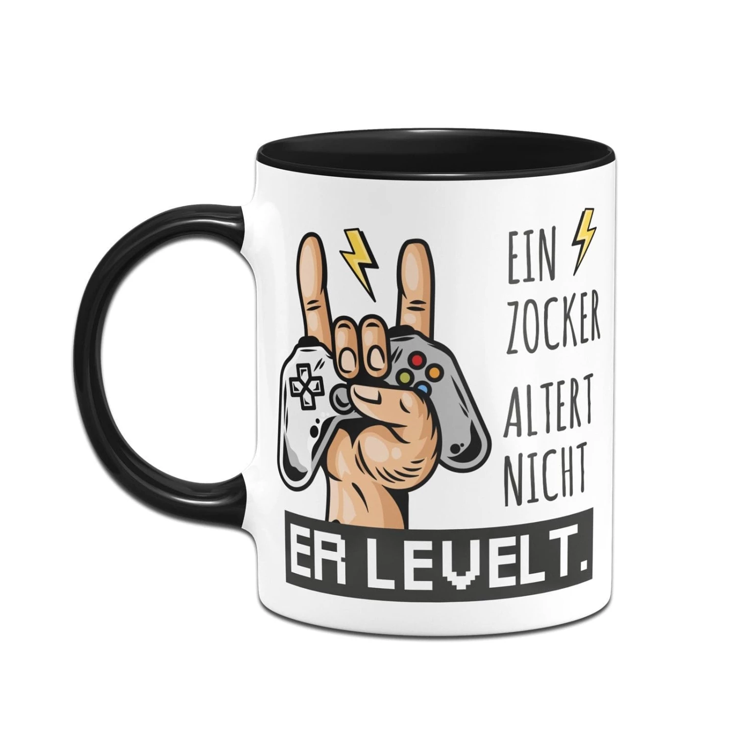 Tasse - Ein Zocker Altert Nicht Er Levelt. 2 Tasse - Ein Zocker Altert Nicht Er Levelt. – Bild 2