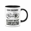 Tasse - Ein Zocker Altert Nicht Er Levelt. - V2