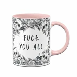Tasse - Fuck You All - Skull Statement -Becher Geschäft bild tasse fuck you all skull statement 830222