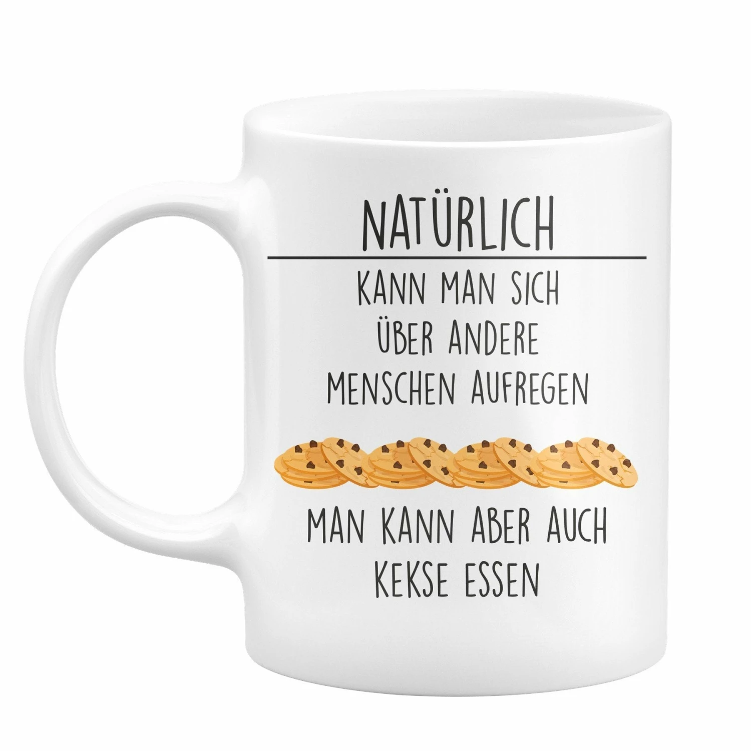 Tasse - Kekse Essen - Weiß 2 Tasse - Kekse Essen - Weiß – Bild 2