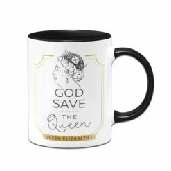 Tasse - God Save The Queen - Queen Elizabeth II
