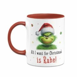 Tasse - Grinch - All I Want For Christmas Is Ruhe! (CS) 14 Tasse - Grinch - All I Want For Christmas Is Ruhe! (CS) -Becher Geschäft bild tasse grinch all i want for christmas is ruhe cs 209327