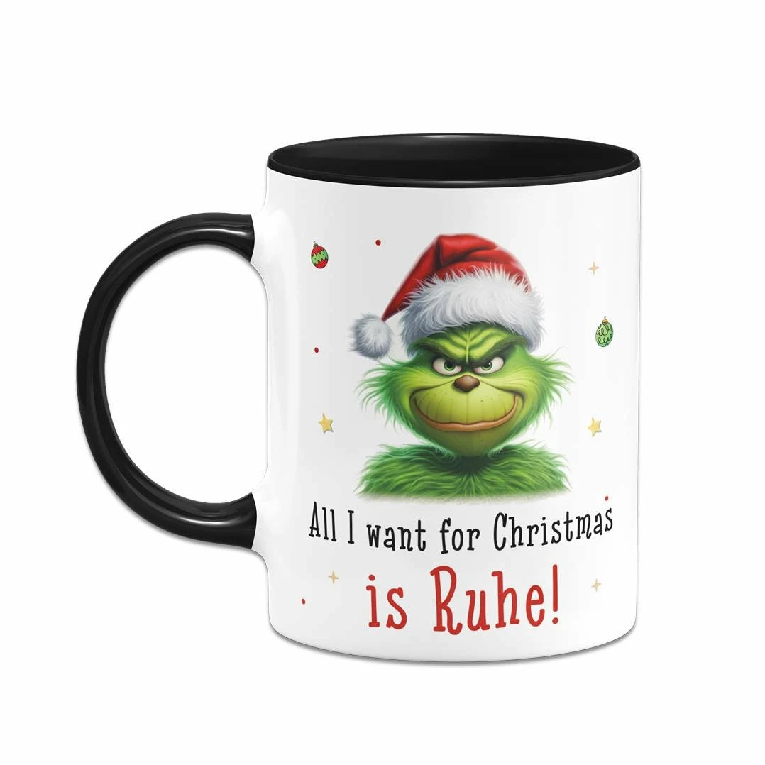 Tasse - Grinch - All I Want For Christmas Is Ruhe! (CS) 2 Tasse - Grinch - All I Want For Christmas Is Ruhe! (CS) – Bild 2