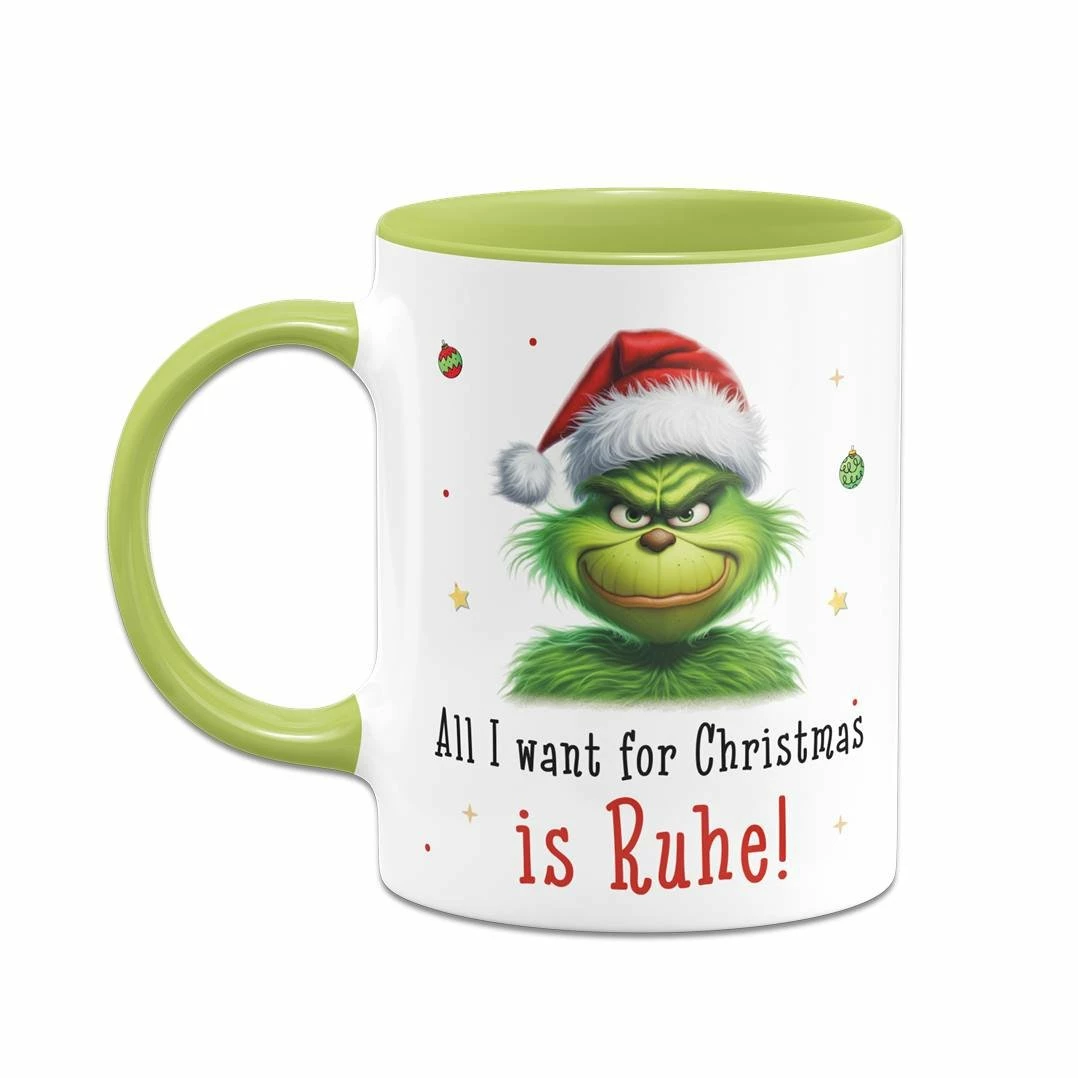 Tasse - Grinch - All I Want For Christmas Is Ruhe! (CS) 4 Tasse - Grinch - All I Want For Christmas Is Ruhe! (CS) – Bild 4