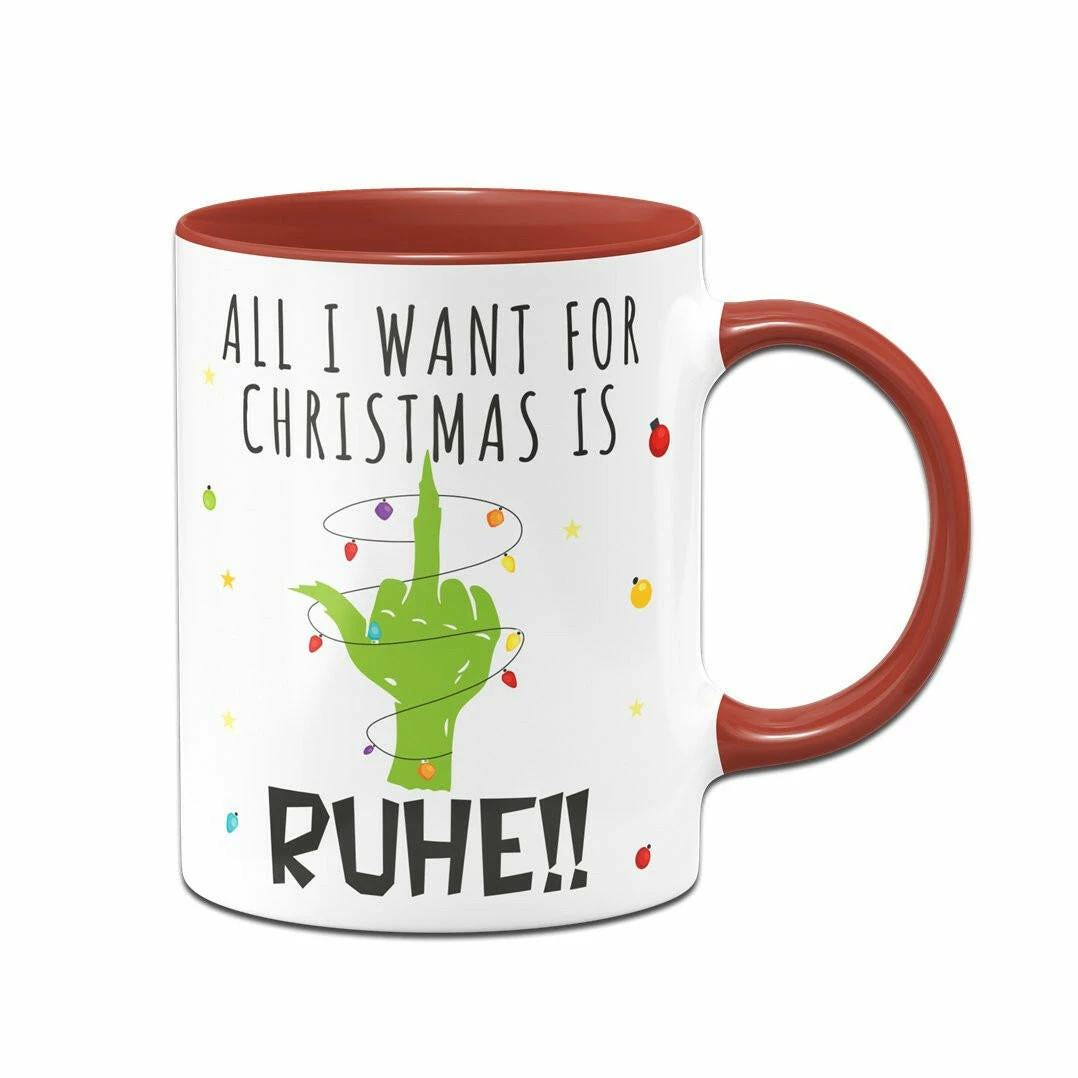 Tasse - Grinch - All I Want For Christmas Is Ruhe! (Mittelfinger) 7 Tasse - Grinch - All I Want For Christmas Is Ruhe! (Mittelfinger) – Bild 7
