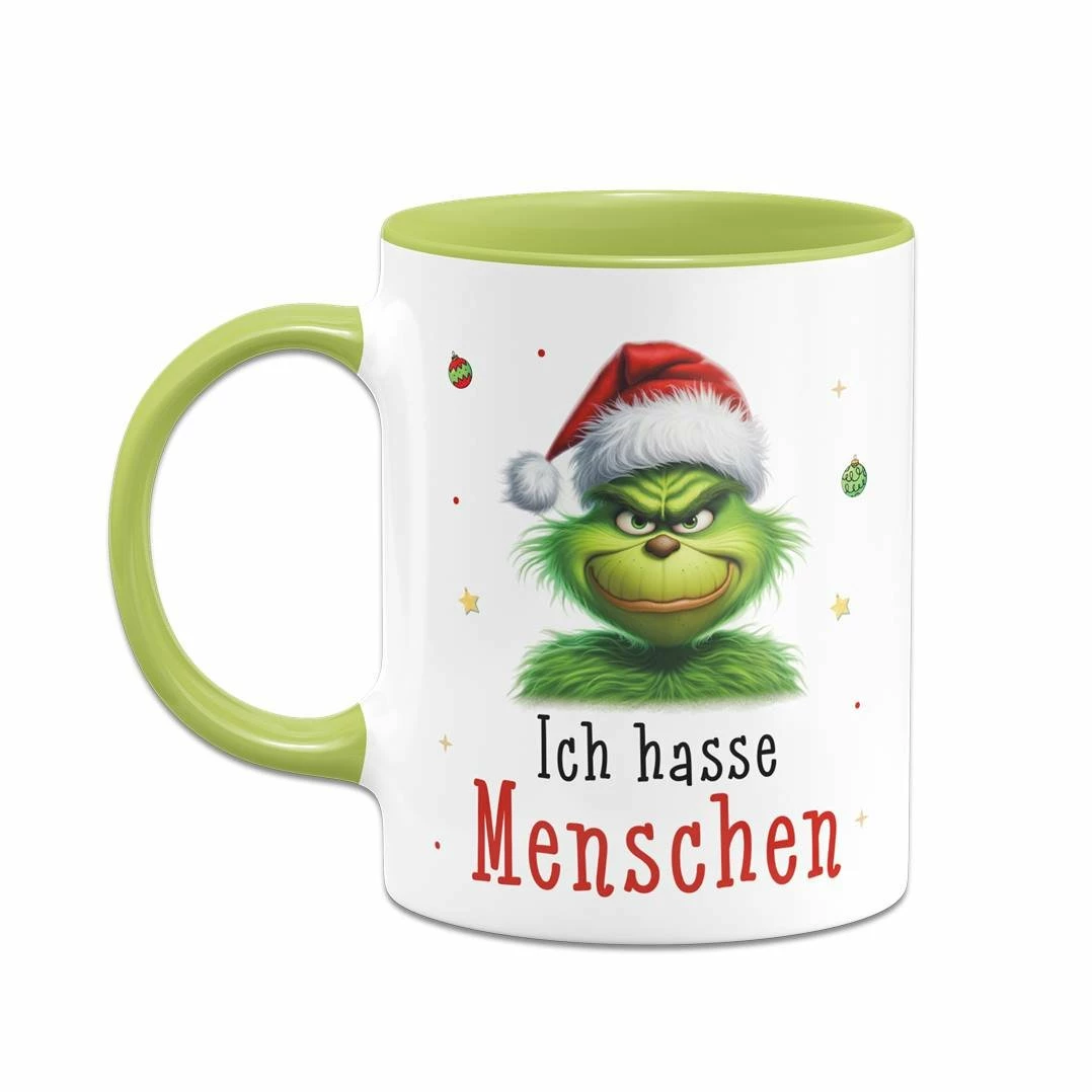 Tasse - Grinch - Ich Hasse Menschen (CS) 4 Tasse - Grinch - Ich Hasse Menschen (CS) – Bild 4