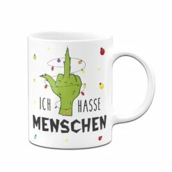 Tasse - Grinch - Ich Hasse Menschen (Mittelfinger) 13 Tasse - Grinch - Ich Hasse Menschen (Mittelfinger) -Becher Geschäft bild tasse grinch ich hasse menschen mittelfinger 587645