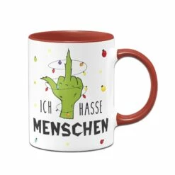 Tasse - Grinch - Ich Hasse Menschen (Mittelfinger) 15 Tasse - Grinch - Ich Hasse Menschen (Mittelfinger) -Becher Geschäft bild tasse grinch ich hasse menschen mittelfinger 736479