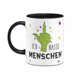 Tasse - Grinch - Ich Hasse Menschen (Mittelfinger) 12 Tasse - Grinch - Ich Hasse Menschen (Mittelfinger) -Becher Geschäft bild tasse grinch ich hasse menschen mittelfinger 818828