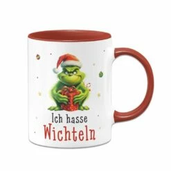 Tasse - Grinch - Ich Hasse Wichteln (Geschenk) -Becher Geschäft bild tasse grinch ich hasse wichteln geschenk 145199
