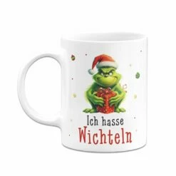 Tasse - Grinch - Ich Hasse Wichteln (Geschenk) -Becher Geschäft bild tasse grinch ich hasse wichteln geschenk 147453