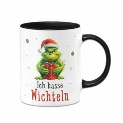 Tasse - Grinch - Ich Hasse Wichteln (Geschenk) -Becher Geschäft bild tasse grinch ich hasse wichteln geschenk 203589