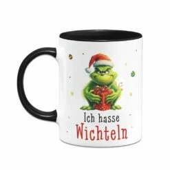 Tasse - Grinch - Ich Hasse Wichteln (Geschenk) -Becher Geschäft bild tasse grinch ich hasse wichteln geschenk 686205