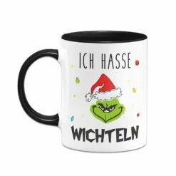 Tasse - Grinch - Ich Hasse Wichteln (Gesicht) 12 Tasse - Grinch - Ich Hasse Wichteln (Gesicht) -Becher Geschäft bild tasse grinch ich hasse wichteln gesicht 424665
