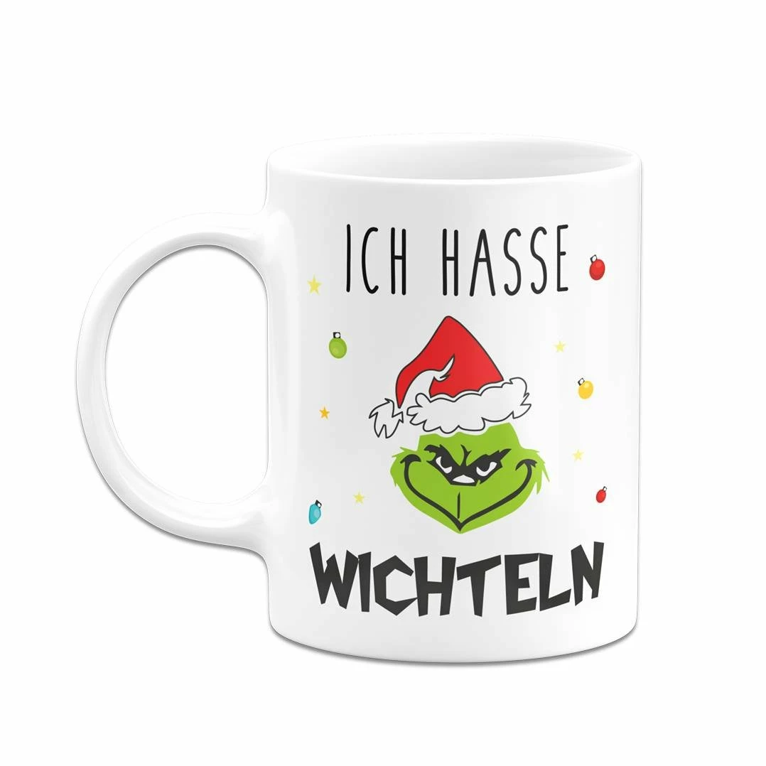 Tasse - Grinch - Ich Hasse Wichteln (Gesicht) 6 Tasse - Grinch - Ich Hasse Wichteln (Gesicht) – Bild 6