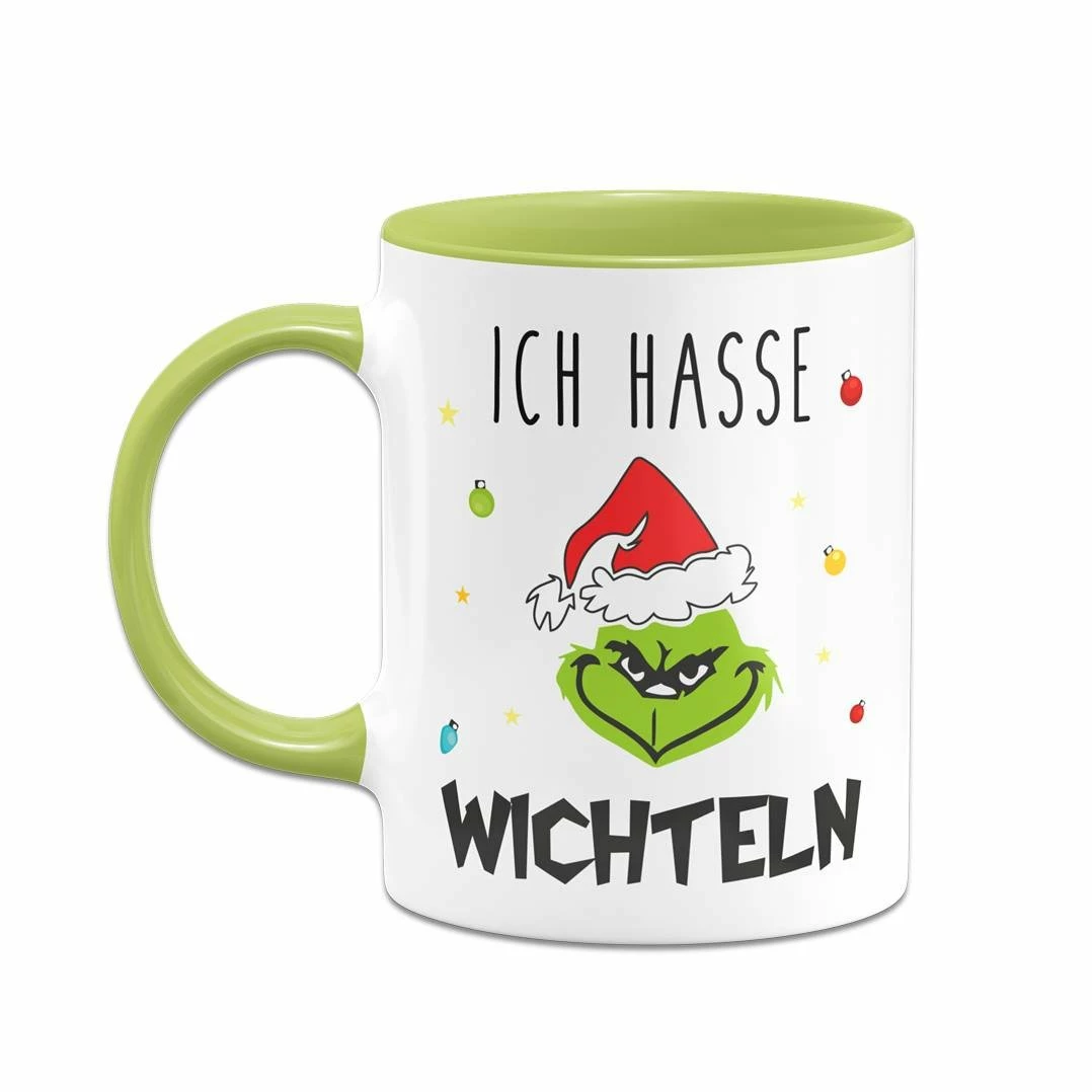 Tasse - Grinch - Ich Hasse Wichteln (Gesicht) 2 Tasse - Grinch - Ich Hasse Wichteln (Gesicht) – Bild 2