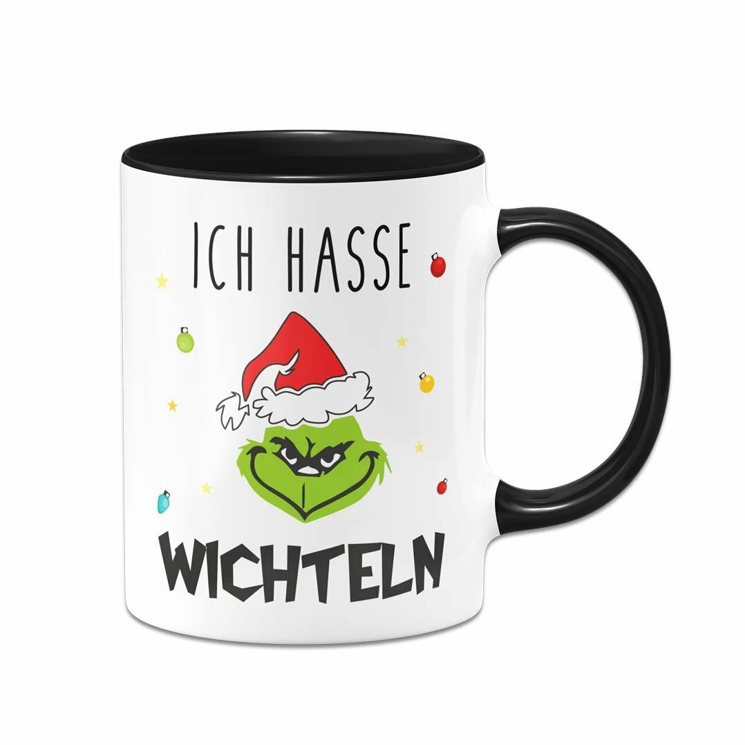 Tasse - Grinch - Ich Hasse Wichteln (Gesicht) 3 Tasse - Grinch - Ich Hasse Wichteln (Gesicht) – Bild 3