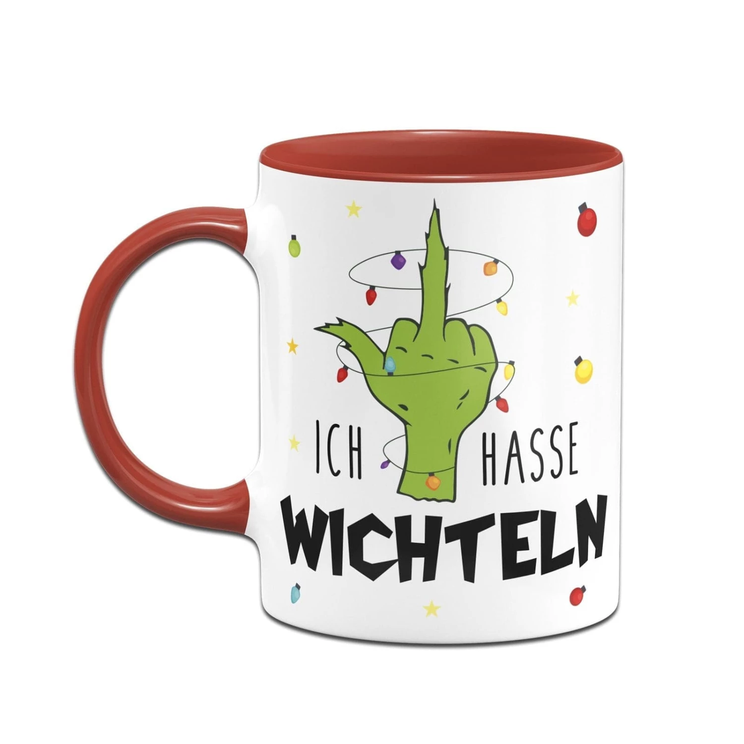Tasse - Grinch - Ich Hasse Wichteln (Mittelfinger) 8 Tasse - Grinch - Ich Hasse Wichteln (Mittelfinger) – Bild 8
