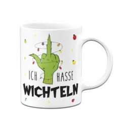 Tasse - Grinch - Ich Hasse Wichteln (Mittelfinger) 13 Tasse - Grinch - Ich Hasse Wichteln (Mittelfinger) -Becher Geschäft bild tasse grinch ich hasse wichteln mittelfinger 518323