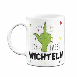 Tasse - Grinch - Ich Hasse Wichteln (Mittelfinger) 14 Tasse - Grinch - Ich Hasse Wichteln (Mittelfinger) -Becher Geschäft bild tasse grinch ich hasse wichteln mittelfinger 721336