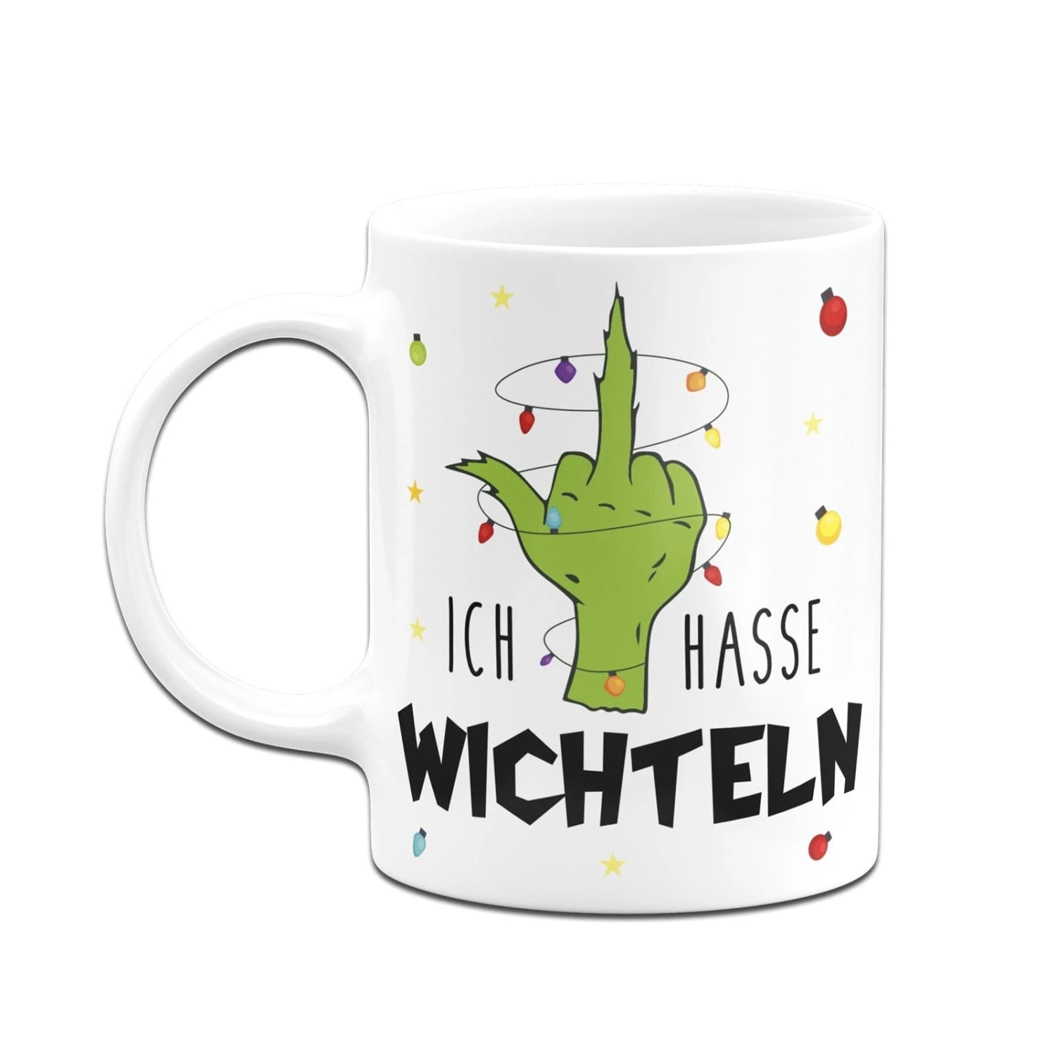 Tasse - Grinch - Ich Hasse Wichteln (Mittelfinger) 6 Tasse - Grinch - Ich Hasse Wichteln (Mittelfinger) – Bild 6