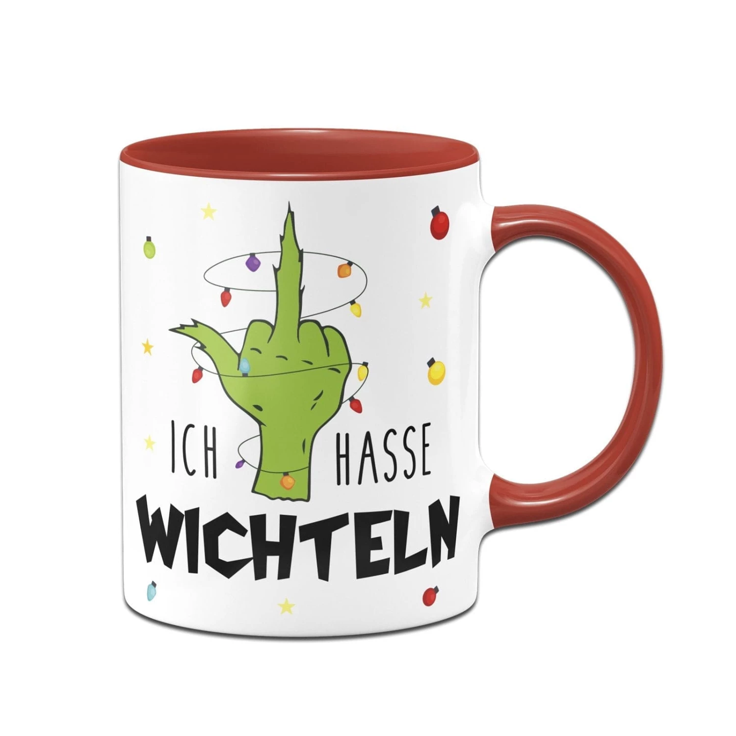 Tasse - Grinch - Ich Hasse Wichteln (Mittelfinger) 7 Tasse - Grinch - Ich Hasse Wichteln (Mittelfinger) – Bild 7