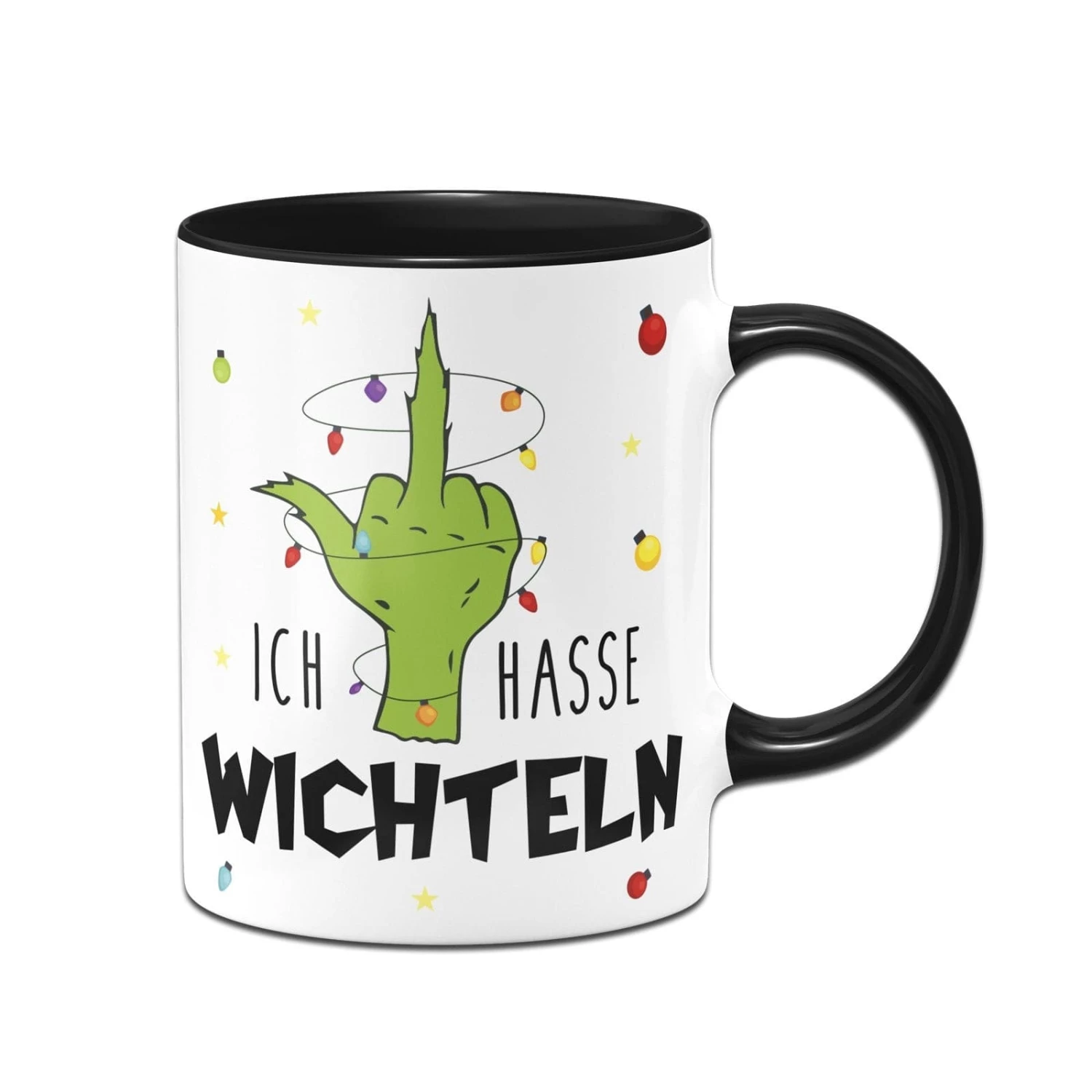 Tasse - Grinch - Ich Hasse Wichteln (Mittelfinger) 1 Tasse - Grinch - Ich Hasse Wichteln (Mittelfinger)