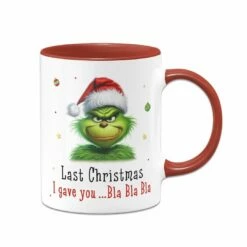 Tasse - Grinch - Last Christmas I Gave You ... Bla Bla Bla (CS) 13 Tasse - Grinch - Last Christmas I Gave You ... Bla Bla Bla (CS) -Becher Geschäft bild tasse grinch last christmas i gave you bla bla bla cs 302632
