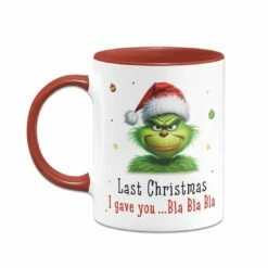 Tasse - Grinch - Last Christmas I Gave You ... Bla Bla Bla (CS) 14 Tasse - Grinch - Last Christmas I Gave You ... Bla Bla Bla (CS) -Becher Geschäft bild tasse grinch last christmas i gave you bla bla bla cs 370401