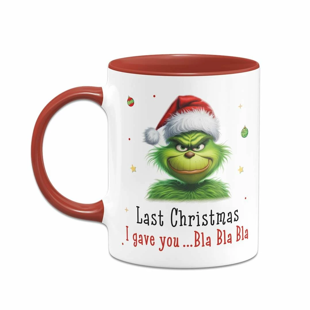 Tasse - Grinch - Last Christmas I Gave You ... Bla Bla Bla (CS) 6 Tasse - Grinch - Last Christmas I Gave You ... Bla Bla Bla (CS) – Bild 6