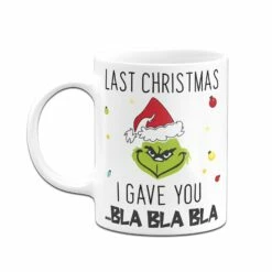 Tasse - Grinch - Last Christmas I Gave You ... Bla Bla Bla (Gesicht) 14 Tasse - Grinch - Last Christmas I Gave You ... Bla Bla Bla (Gesicht) -Becher Geschäft bild tasse grinch last christmas i gave you bla bla bla gesicht 813197