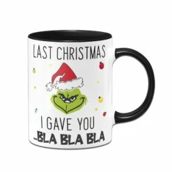 Tasse - Grinch - Last Christmas I Gave You ... Bla Bla Bla (Gesicht) 11 Tasse - Grinch - Last Christmas I Gave You ... Bla Bla Bla (Gesicht) -Becher Geschäft bild tasse grinch last christmas i gave you bla bla bla gesicht 832513