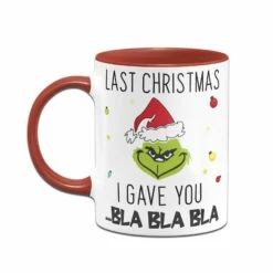 Tasse - Grinch - Last Christmas I Gave You ... Bla Bla Bla (Gesicht) 16 Tasse - Grinch - Last Christmas I Gave You ... Bla Bla Bla (Gesicht) -Becher Geschäft bild tasse grinch last christmas i gave you bla bla bla gesicht 842762