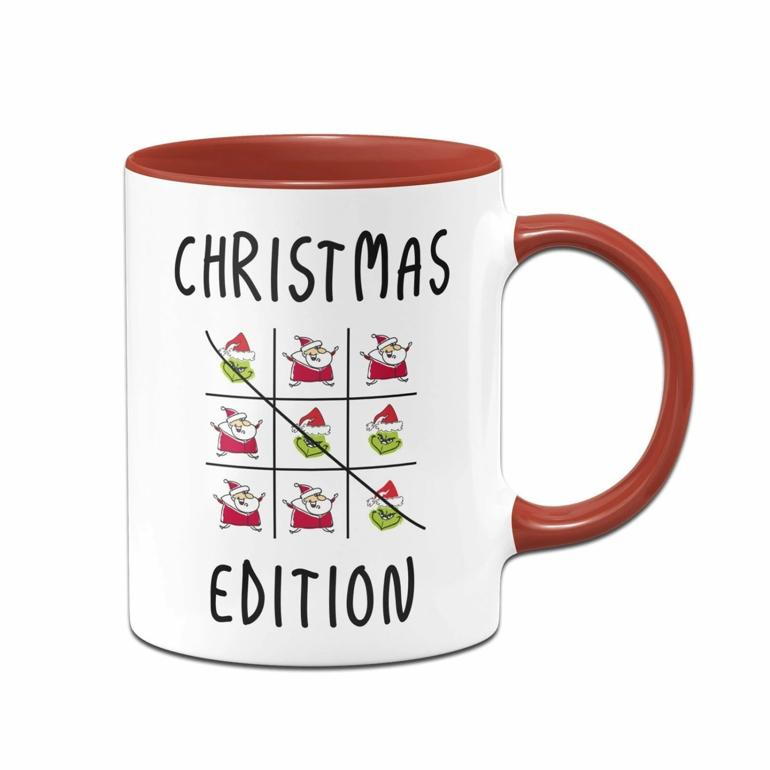 Tasse - Grinch - Tic-Tac-Toe - Christmas Edition 1 Tasse - Grinch - Tic-Tac-Toe - Christmas Edition