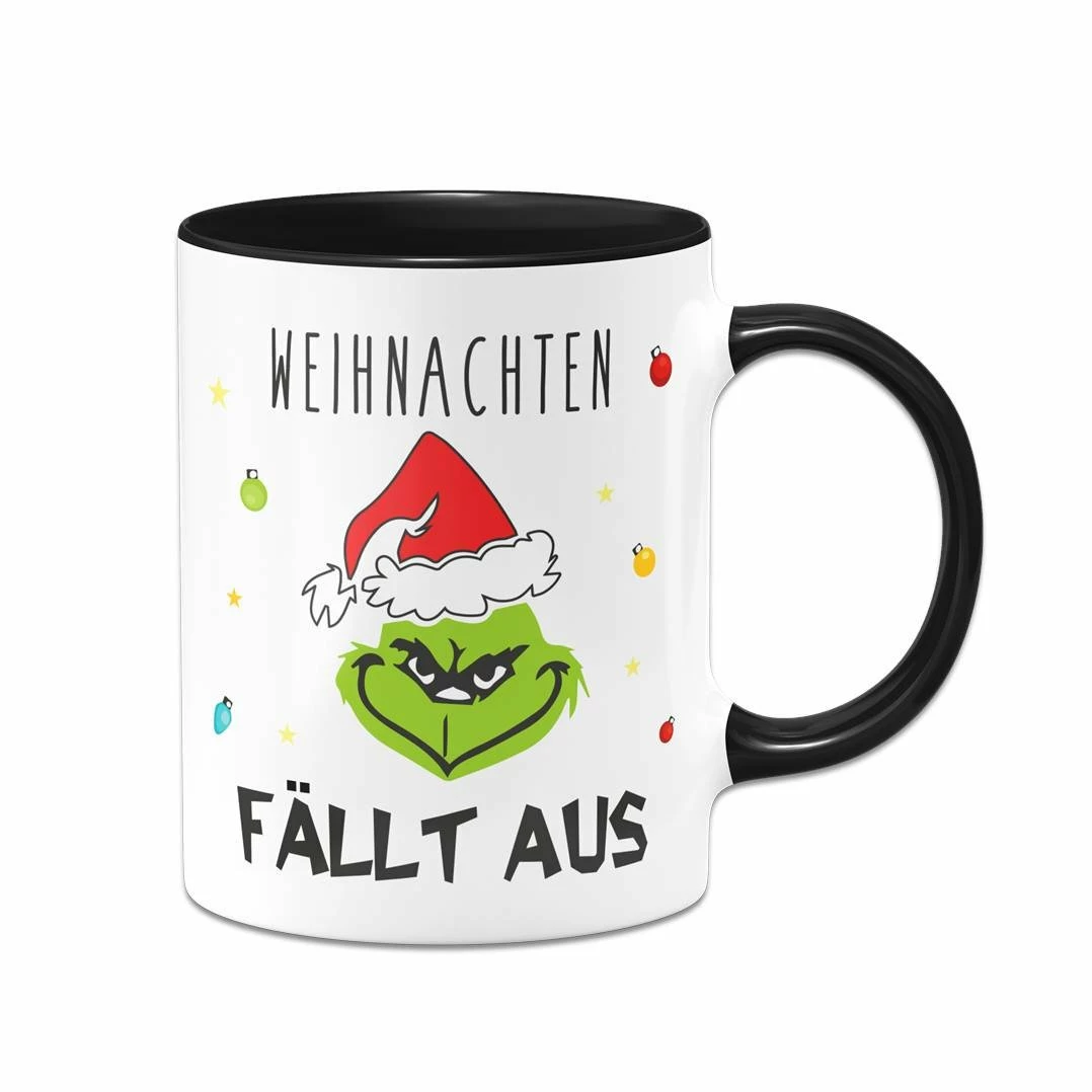 Tasse - Grinch - Weihnachten Fällt Aus (Gesicht) 1 Tasse - Grinch - Weihnachten Fällt Aus (Gesicht)