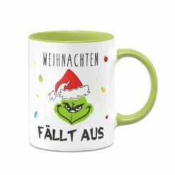 Tasse - Grinch - Weihnachten Fällt Aus (Gesicht) 11 Tasse - Grinch - Weihnachten Fällt Aus (Gesicht) -Becher Geschäft bild tasse grinch weihnachten fallt aus gesicht 406861