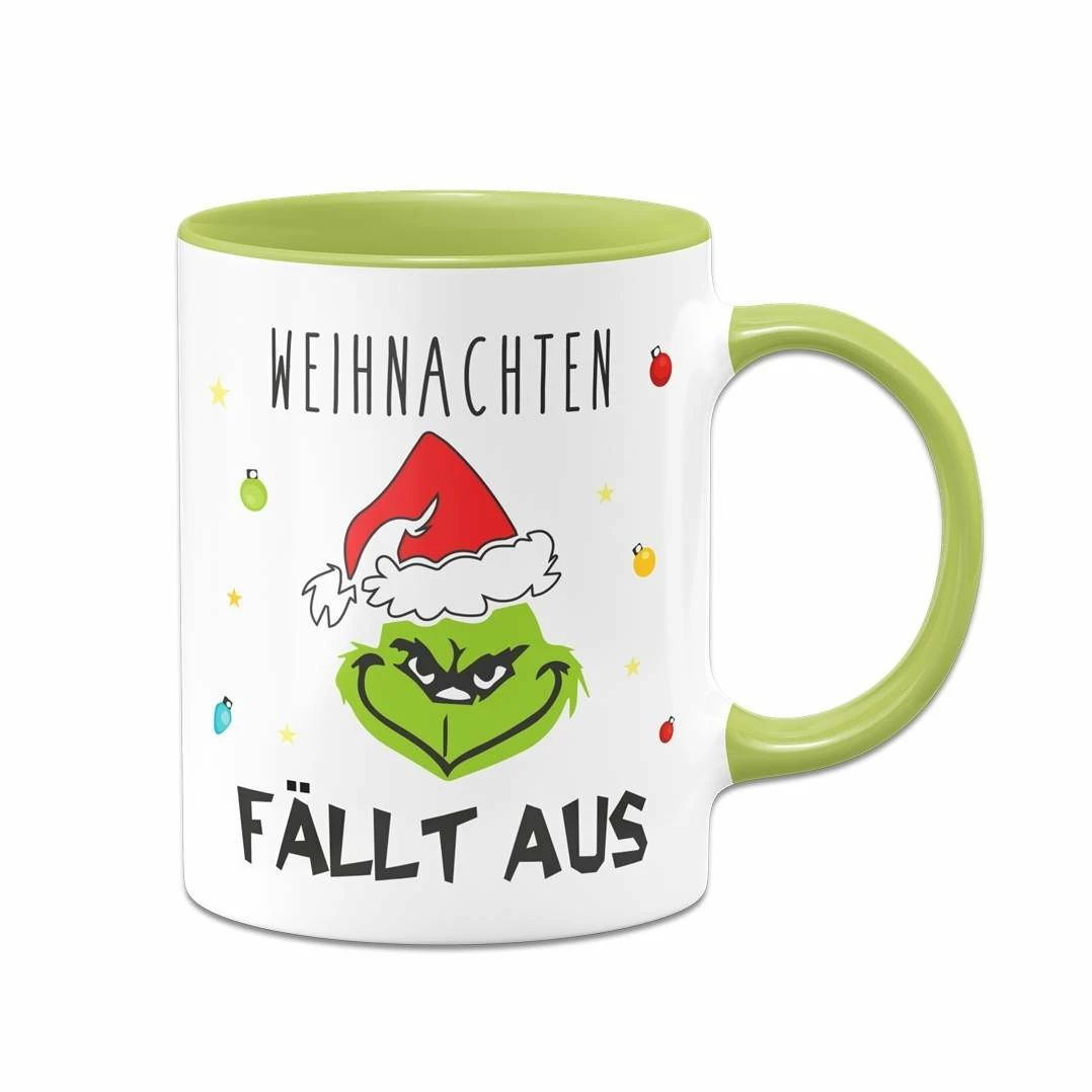Tasse - Grinch - Weihnachten Fällt Aus (Gesicht) 3 Tasse - Grinch - Weihnachten Fällt Aus (Gesicht) – Bild 3
