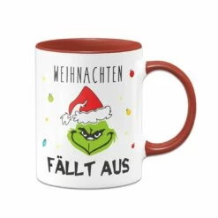 Tasse - Grinch - Weihnachten Fällt Aus (Gesicht) 15 Tasse - Grinch - Weihnachten Fällt Aus (Gesicht) -Becher Geschäft bild tasse grinch weihnachten fallt aus gesicht 685700