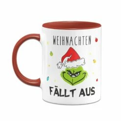 Tasse - Grinch - Weihnachten Fällt Aus (Gesicht) 16 Tasse - Grinch - Weihnachten Fällt Aus (Gesicht) -Becher Geschäft bild tasse grinch weihnachten fallt aus gesicht 795040